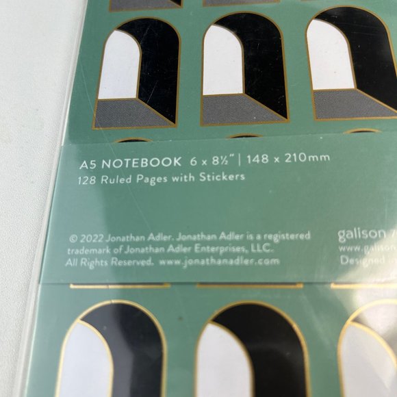 New Jonathan Adler Arches A5 Journal - Picture 5 of 8